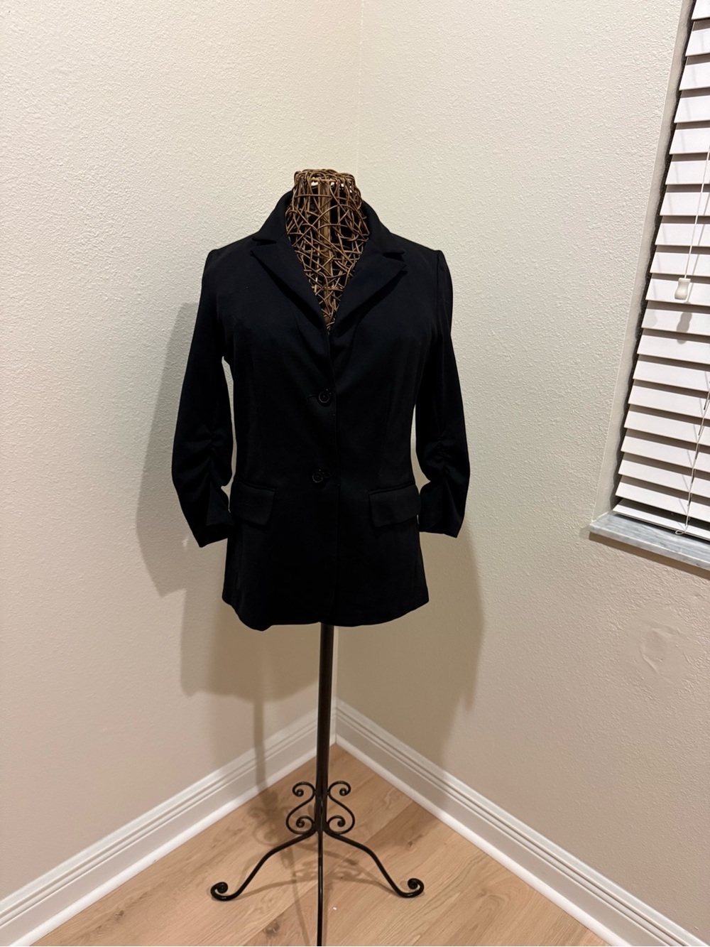 MICHAEL Michael Kors Black Women's Two-Button Blazer